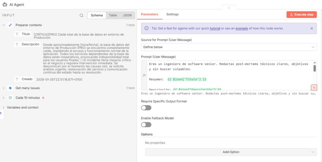 crear una página en Notion