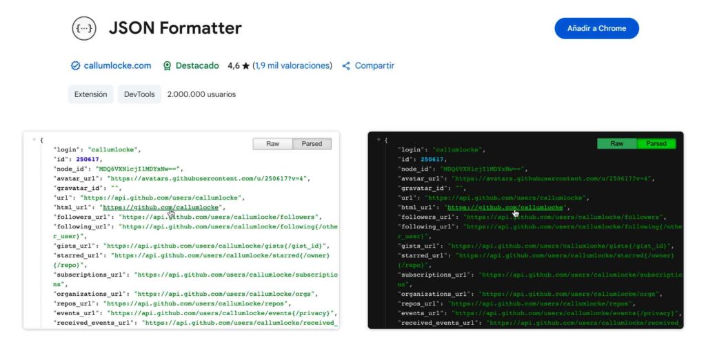 JSON Formatter