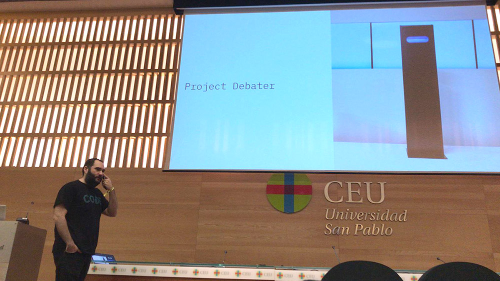 Jorge Barroso en su charla de Commit 2018