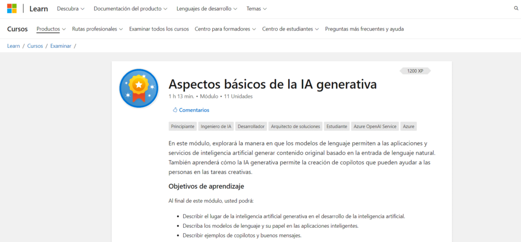 cursos gratis de inteligencia artificial