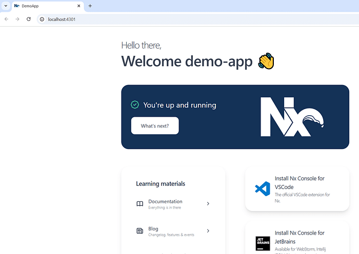demo app