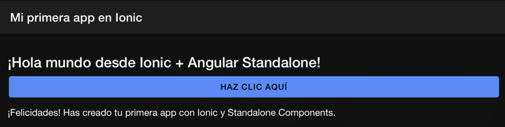 mi primera app en Ionic- boton