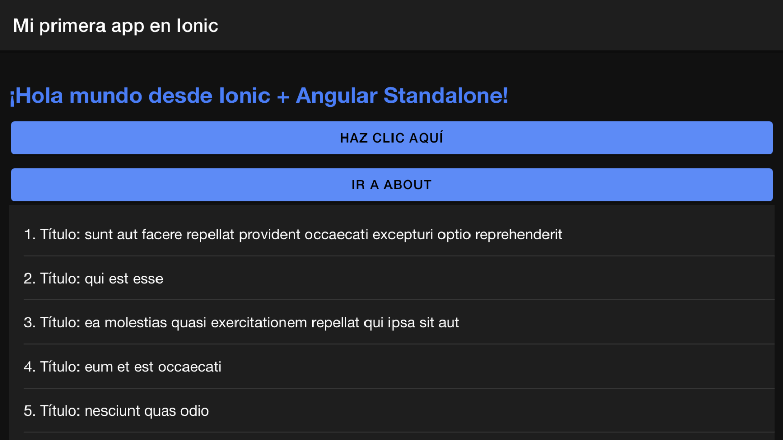 Crea tu primera app con Ionic y Angular - Profile Software Services